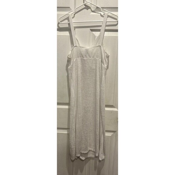 Time And Tru Women’s Medium White Midi Swimsuit Beach Swim Cover Up Dress - Picture 7 of 8